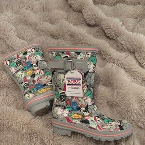 BOBS Skechers Dog Colorful Rain Boots